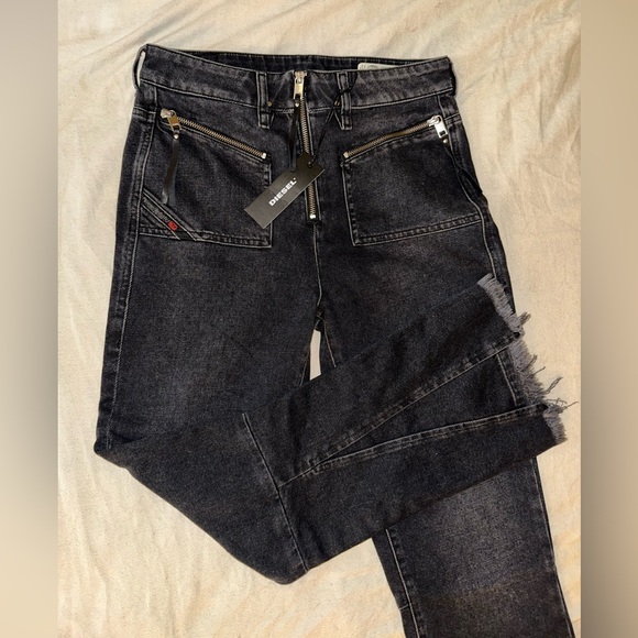 Diesel Black Jeans (NWT) Size 28 - Picture 1 of 4